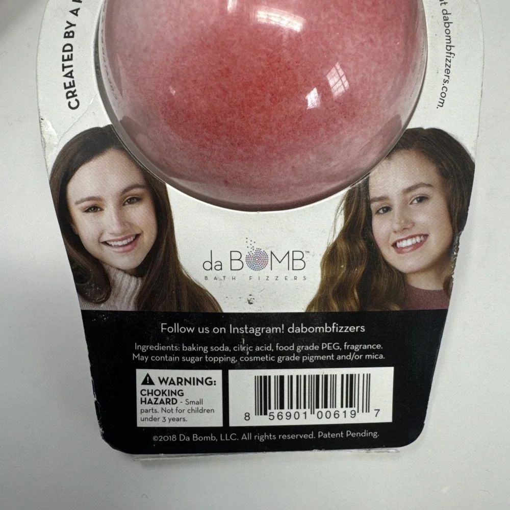 6 Pack Da Bomb Large Size Bath Fizzers Love Bomb GARDENIA SCENT‎ (7 Oz Each)